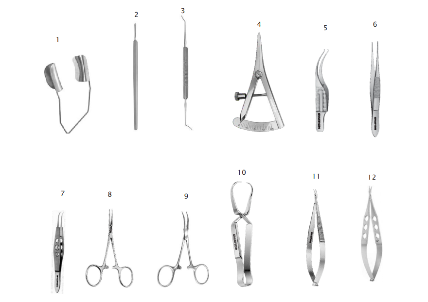 Microsurgery Glaucoma Set
